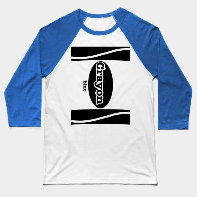 Color Blue Baseball T-Shirt by TonTomDesignz